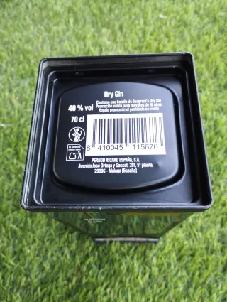 Caja metálica Seagram's Gin
