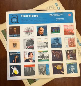 Vinile RCA Italiana Demonstration Record
