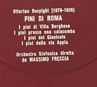 Vinile RCA Italiana Demonstration Record