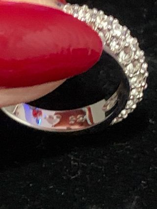 Anillo Swarovski Zirconia Cluster Plata