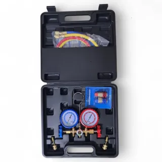 Kit Completo Bomba Vacío y Manómetro