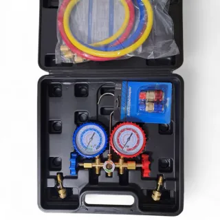 Kit Completo Bomba Vacío y Manómetro