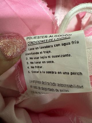 Traje Flamenca Niña Rosa Chicle Volantes talla 4