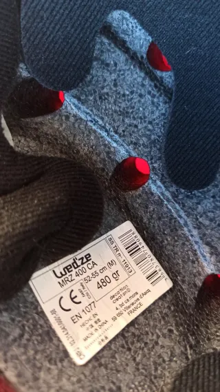 Casco de esquí junior rojo