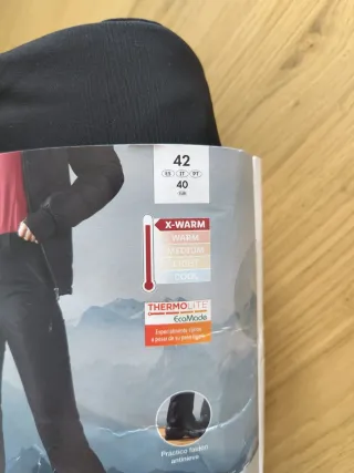 Pantalón esquí nieve mujer CRIVIT negro Talla L 42