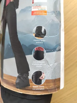 Pantalón esquí nieve mujer CRIVIT negro Talla L 42