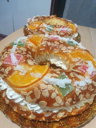 Roscón de Reyes casero y artesanal