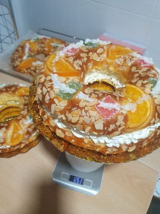 Roscón de Reyes casero y artesanal