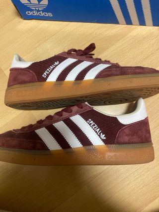 Adidas Spezial Zapatillas Burdeos/Marrón