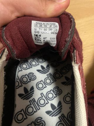 Adidas Spezial Zapatillas Burdeos/Marrón