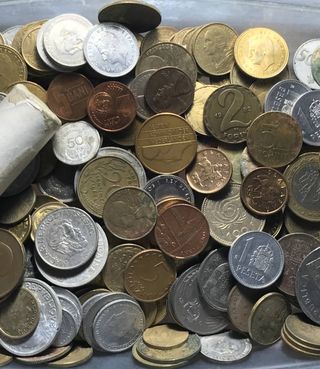 Lote 1kg Monedas Variadas + Regalo