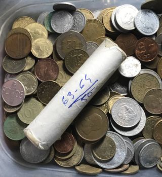 Lote 1kg Monedas Variadas + Regalo