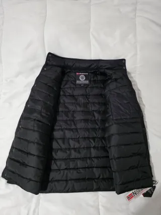 Parka Geographical Norway Negra Hombre