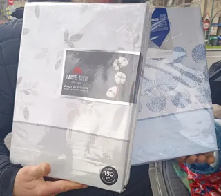 Ropa de cama: mantas, sábanas, almohadas, edredón