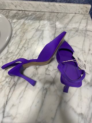 Zapatos Stradivarius Morados Talla 37.5