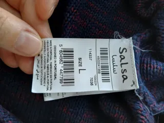 Jersey jaspeado de Salsa Jeans. Talla L