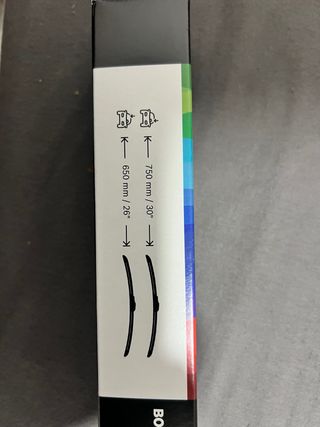 2 Escobillas Bosch Aerotwin 750/650mm