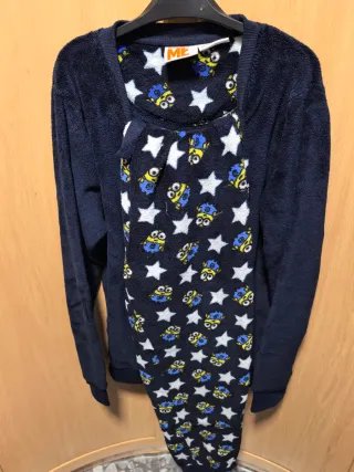 Pijama Minions Invierno Talla XS Unisex