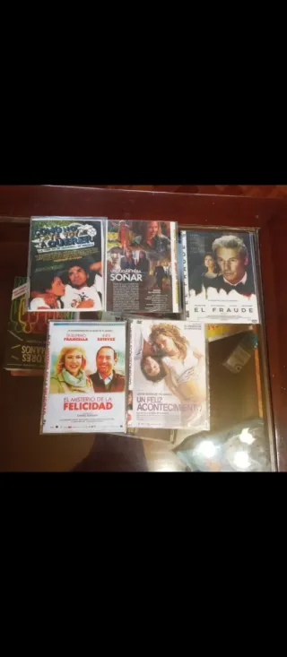 Lote 5 DVDs Películas Comedia Drama Romance