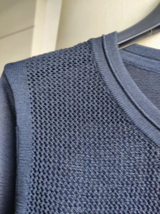 Jersey Claudie Pierlot Negro/Azul Oscuro