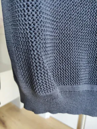 Jersey Claudie Pierlot Negro/Azul Oscuro