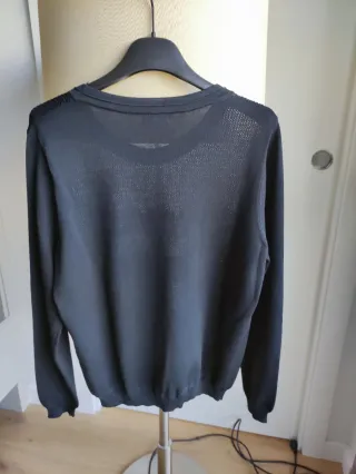 Jersey Claudie Pierlot Negro/Azul Oscuro