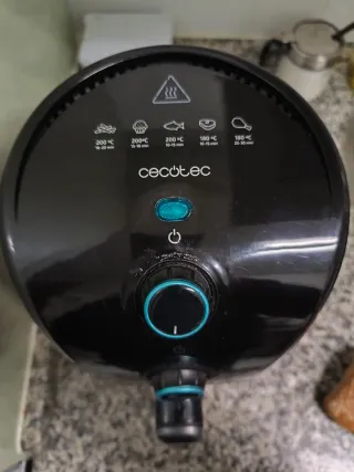 Freidora de Aire Cecotec Negra