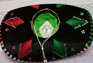 Sombrero Mariachi Mexicano Original multicolor.