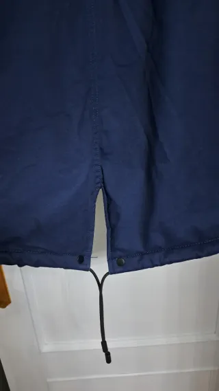 Parka larga azul ZARA
