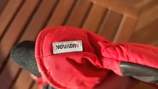 Guantes de esquí junior Wed'ze rojos