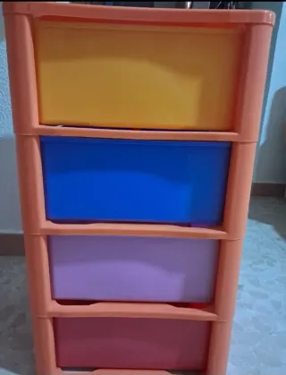 Cajonera de plástico 4 cajones