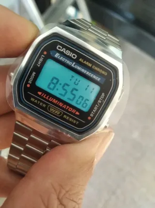 CASIO VINTAGE PLATEADO