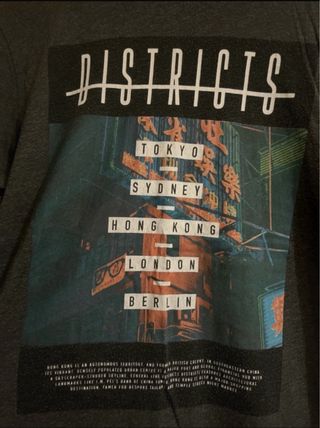 Camiseta Districts Talla L