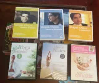 Lote DVDs Crecimiento Personal Deepak Chopra