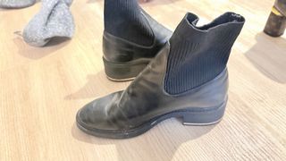 Botines negros elásticos