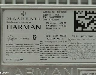 Sistema 670102580 maserati levante diesel 2149040