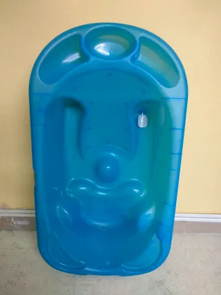Bañera infantil plegable azul