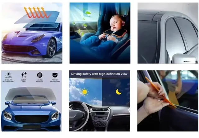 Lámina solar para coche 1%-70%