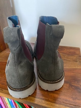 Stivaletti Chelsea camoscio grigio tg 43