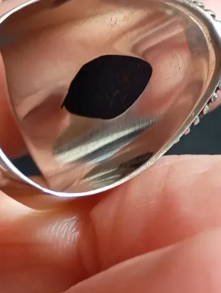 Anillo Plata Ley Lapizlazuli talla exacta 13,8 mm