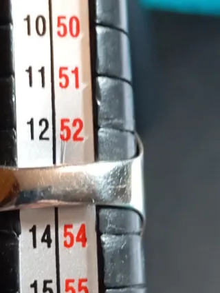 Anillo Plata Ley Lapizlazuli talla exacta 13,8 mm