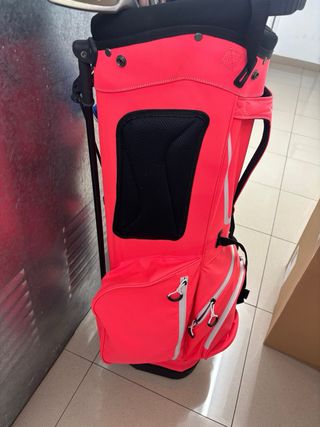 Bolsa y palos de golf