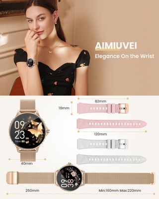 NUEVO Reloj Inteligente Mujer Oro