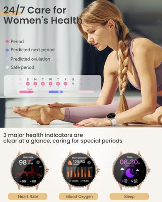 NUEVO Reloj Inteligente Mujer Oro