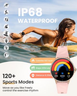 NUEVO Reloj Inteligente Mujer Oro