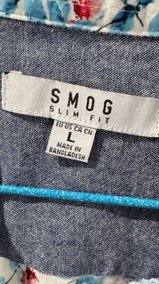 Camisa SMOG Estampada Talla L