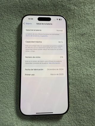 iPhone 16 Pro Gris/Plata