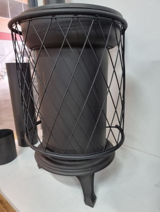 Estufa de Leña Rustica nueva  8Kw VIC1012