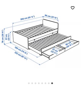 Cama nido individual con cajones