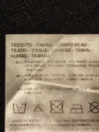 Sciarpa Armani Exchange unisex  blu e beige